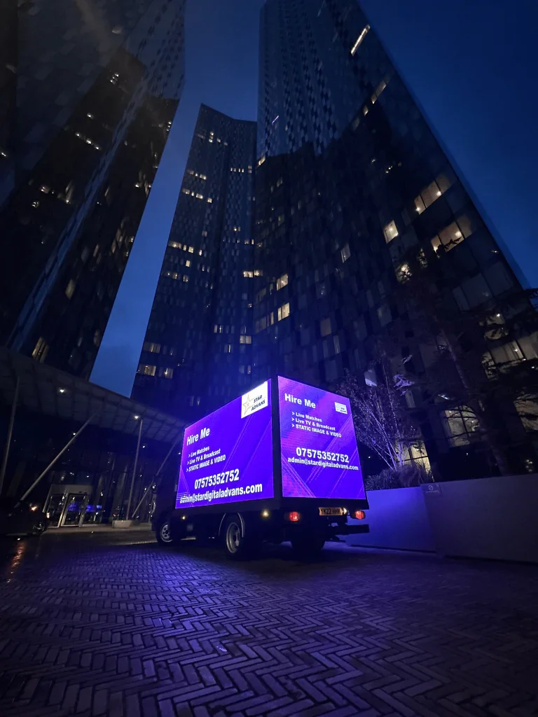 Billboard advertising van in uk